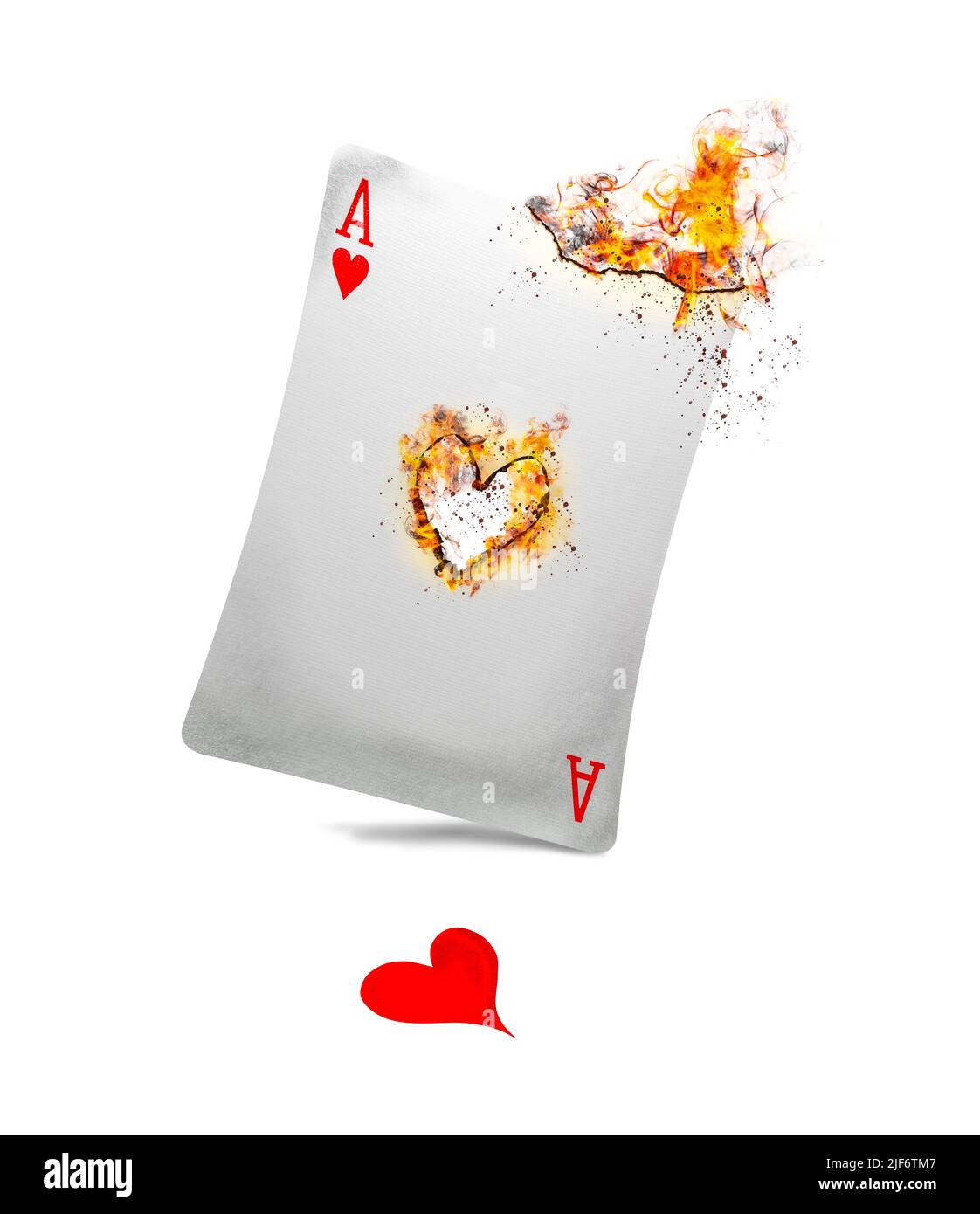 Playing cards on fire hotsell