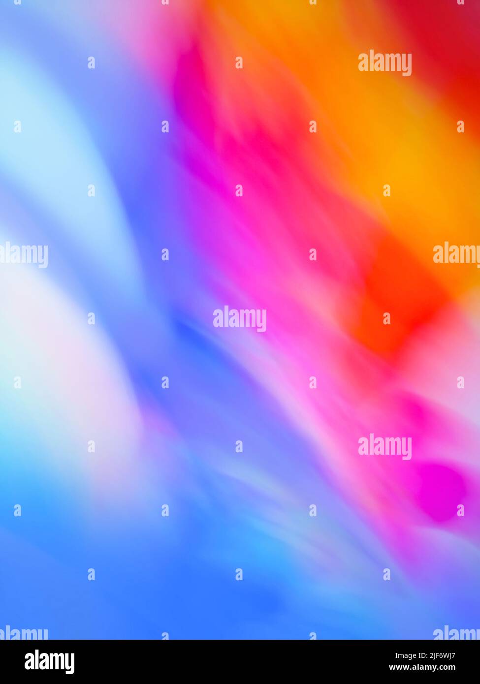 Rainbow dreamlike color gradient defocused background. Synth wave ...