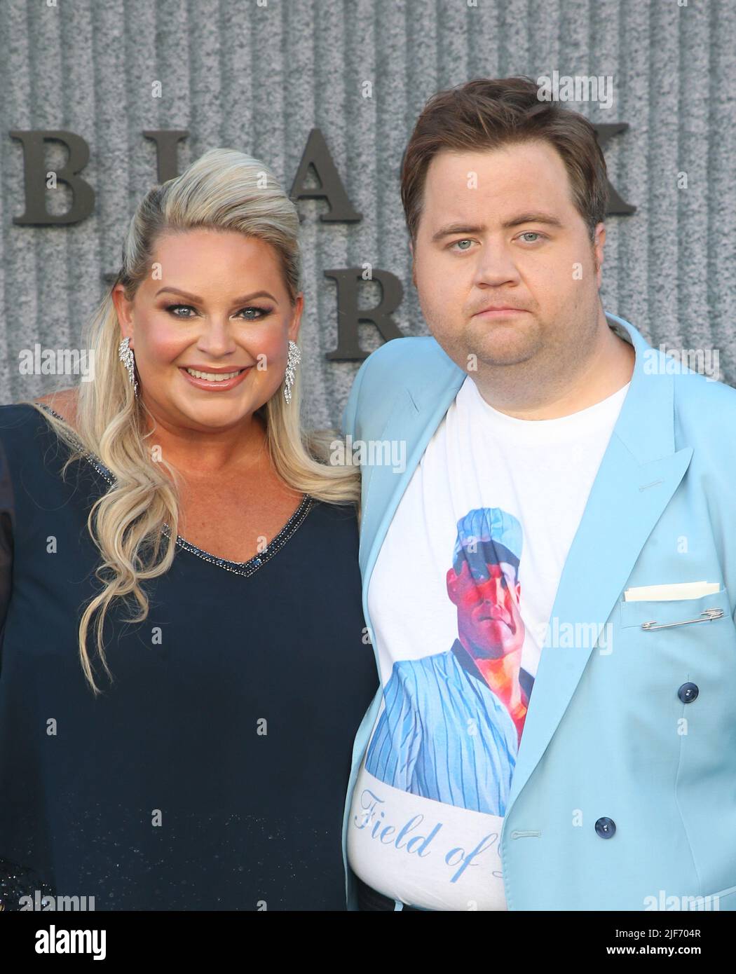 Los Angeles, Ca. 29th June, 2022. Amy Boland, Paul Walter Hauser at the ...