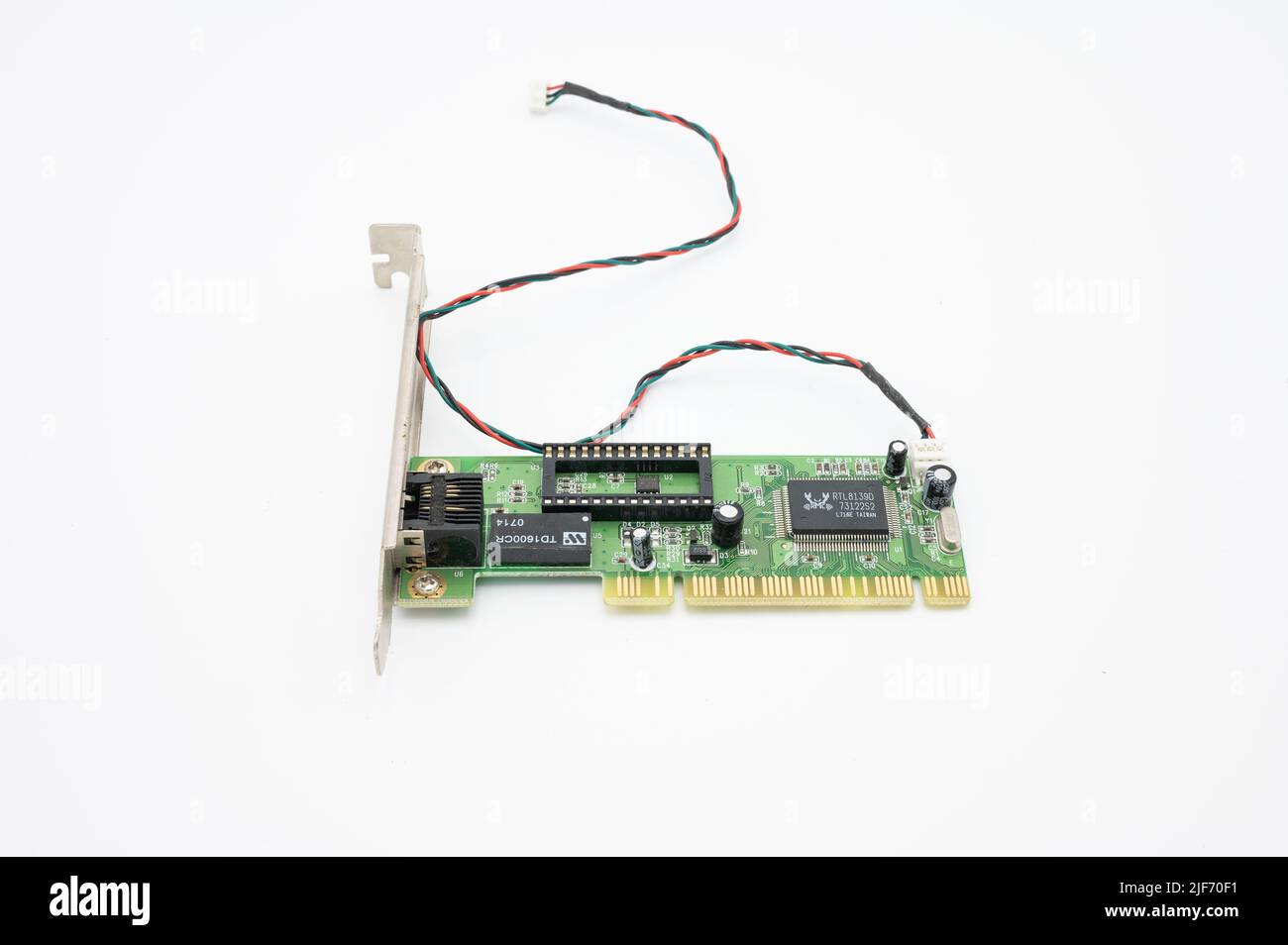 Old expansion card for pc. Stock Photo Alamy