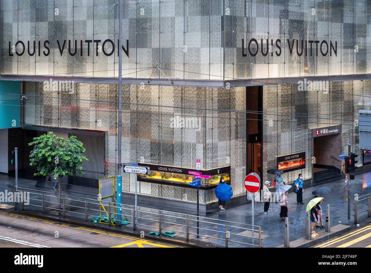 Pedestrians walk past the French sporting goods Decathlon store in Hong  Kong. (Photo by Budrul Chukrut / SOPA Images/Sipa USA Stock Photo - Alamy
