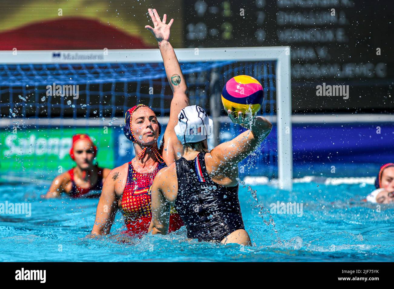 BUDAPEST, HUNGARY JUNE 30 Maica Garcia Godoy of Spain, Ema Vernoux