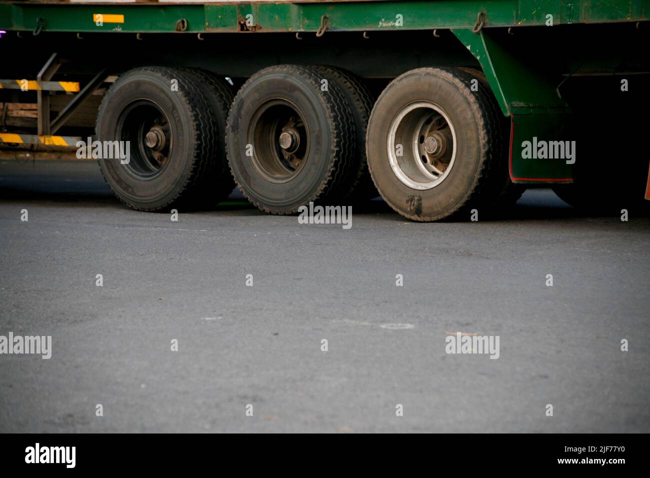 Truck wheel rim Stock Photo