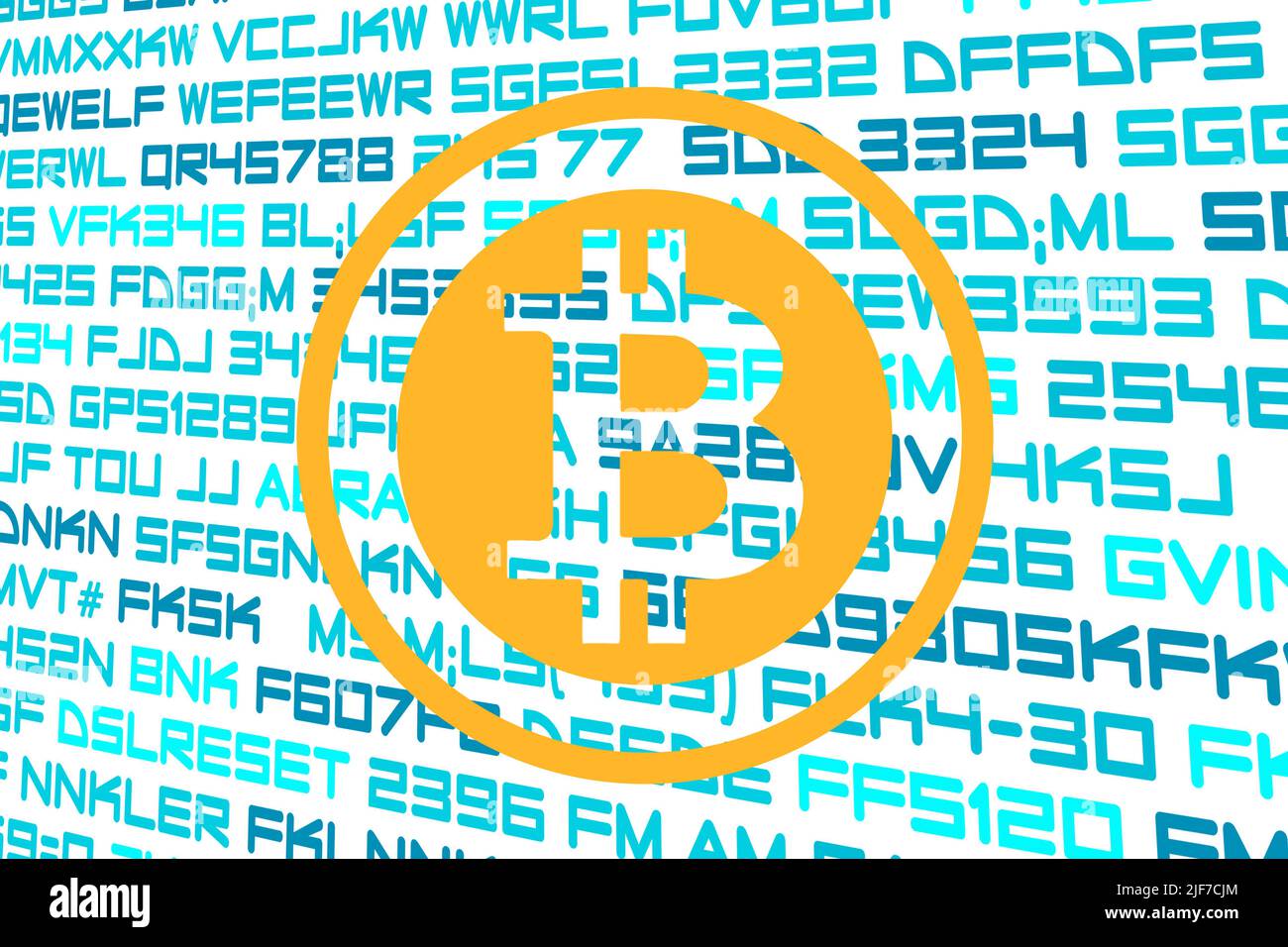 Bitcoin icons, symbol of the famous cryptocurrency Stock Photo - Alamy