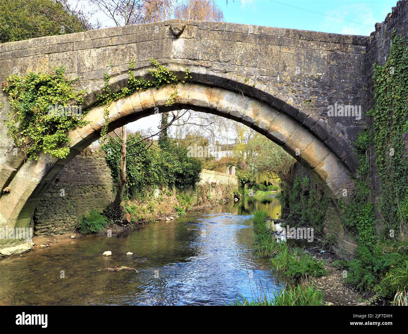 Bow Bridge - Western Face Stock Photo