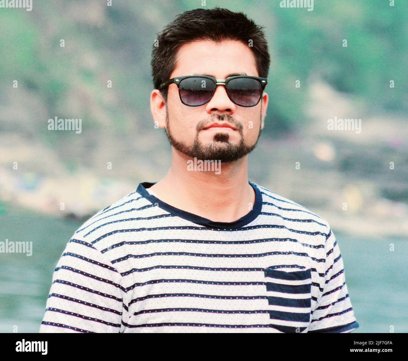 Mizan Ahmed picture in jaflong Sylhet Bangladesh Stock Photo