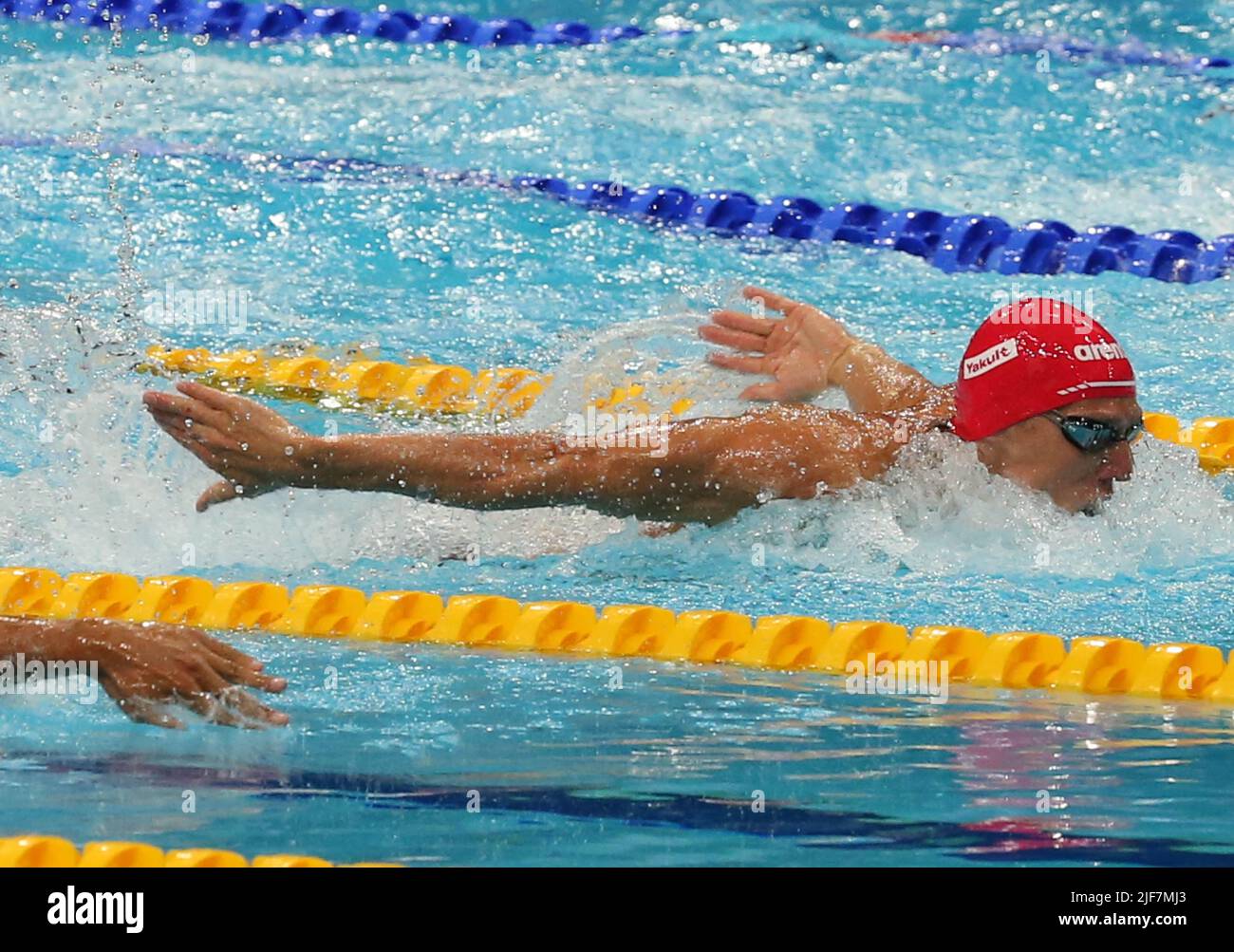 Jeremy Desplanches of Suisse HEAT 200 M Medley Men during the 19th FINA ...