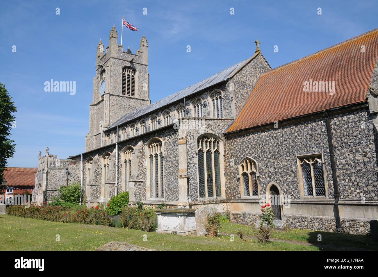 St Martin's Church, New Buckenham, Norfolk Stock Photo - Alamy