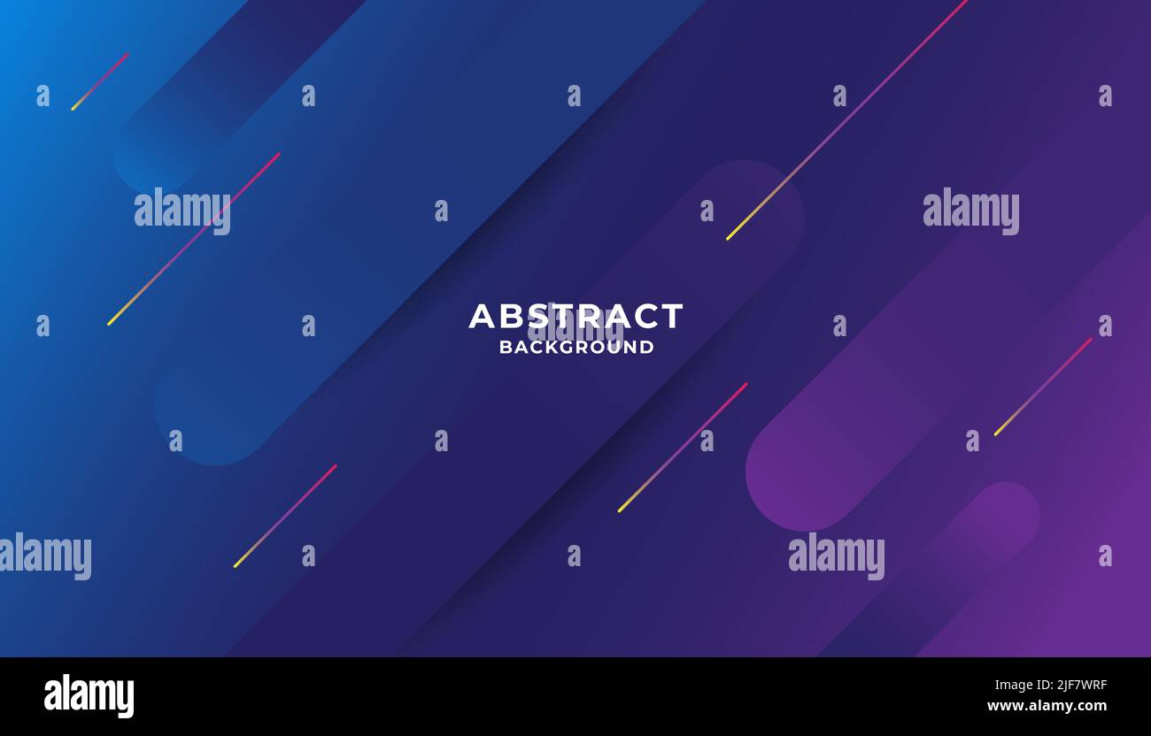 Minimal geometric background. Dynamic shapes composition full color. Eps10 vector. Stock Vector