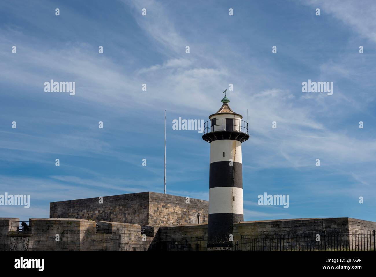 Southsea castle and lighthouse, Hampshire, UK Stock Photo