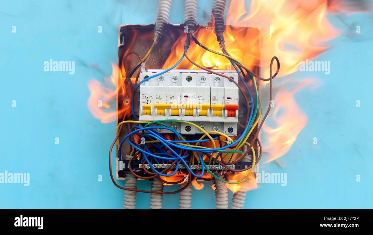 Many Cable Connections in Switchboard. Terminal of Control. Control Panel  with High Voltage Cables and Other Electrical Stuff Stock Image - Image of  electric, installing: 212583681