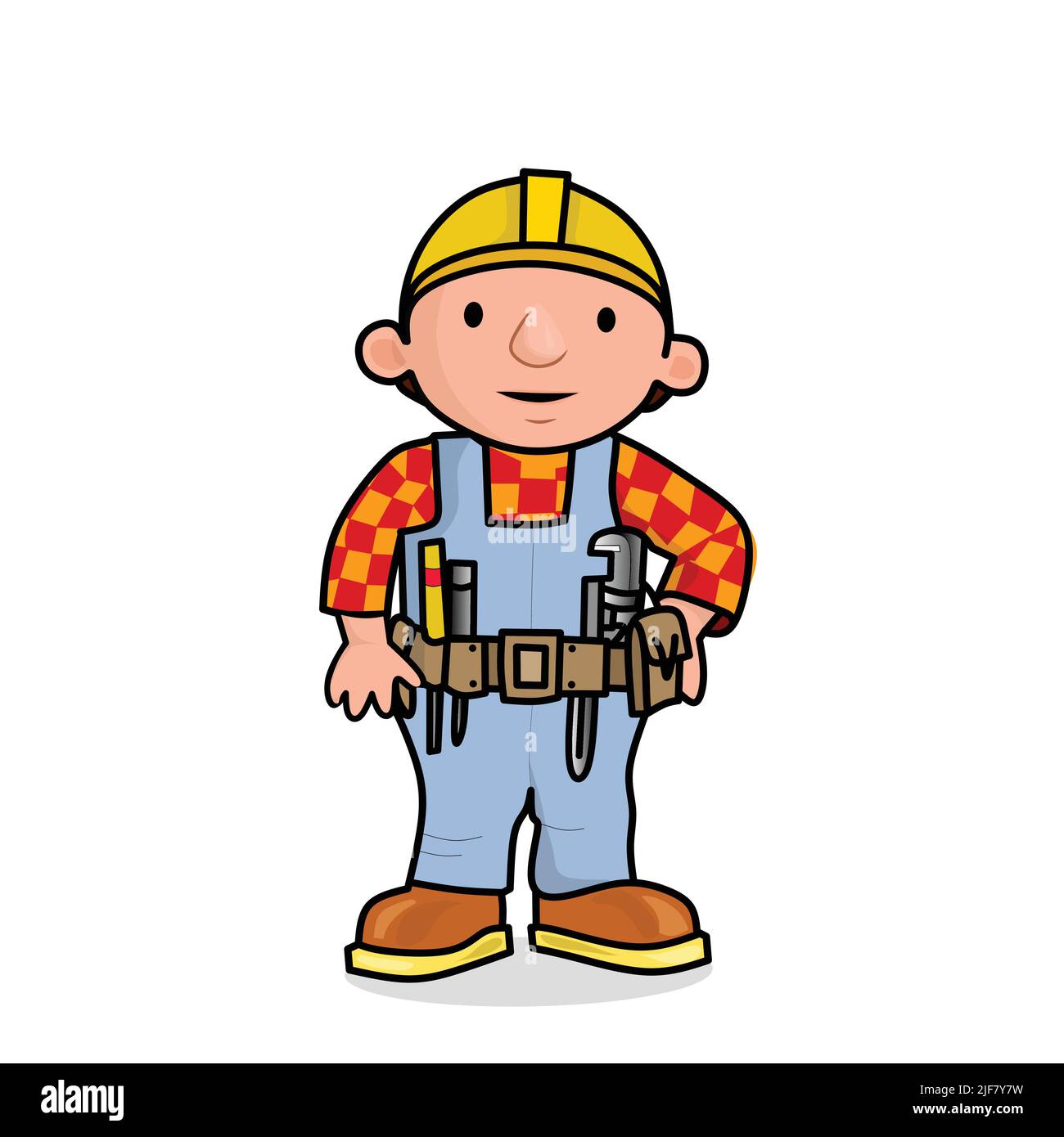 How to Draw a Builder for Kids
