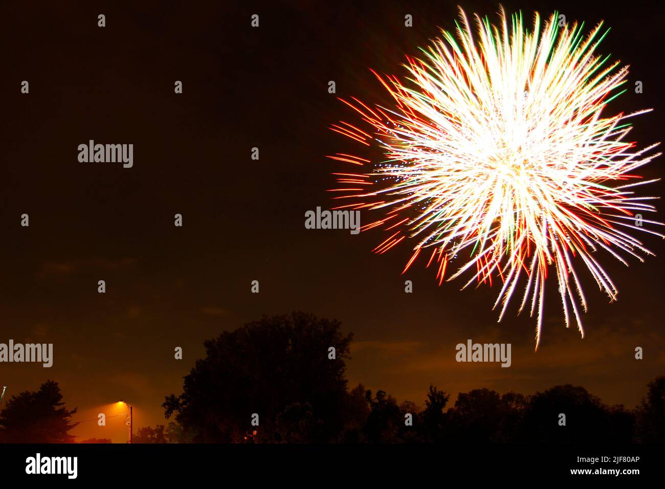 Freedom Celebration Fireworks, June 26, 2022, Westerville, Ohio Stock