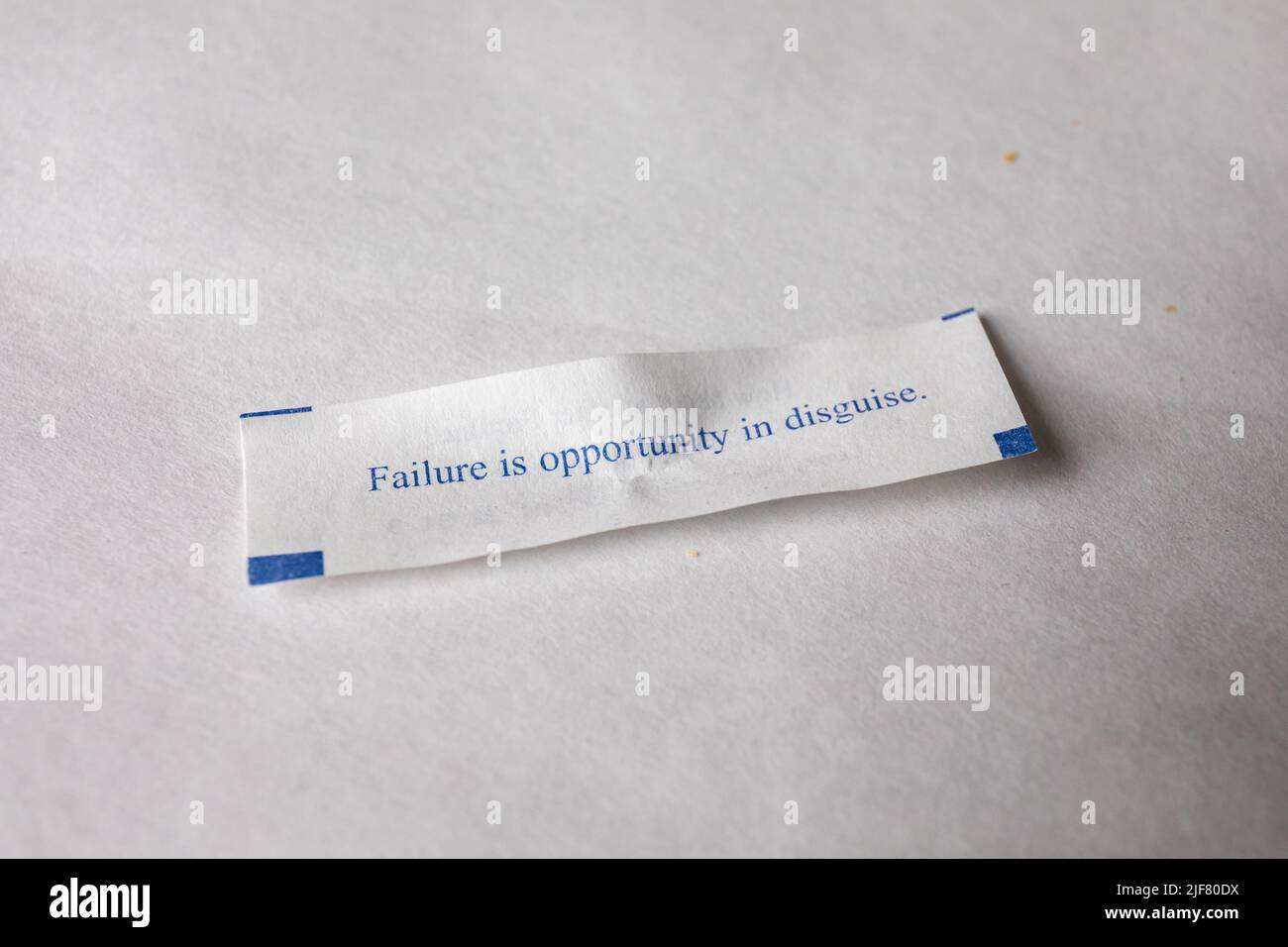 Failure is opportunity in disguise. Stock Photo