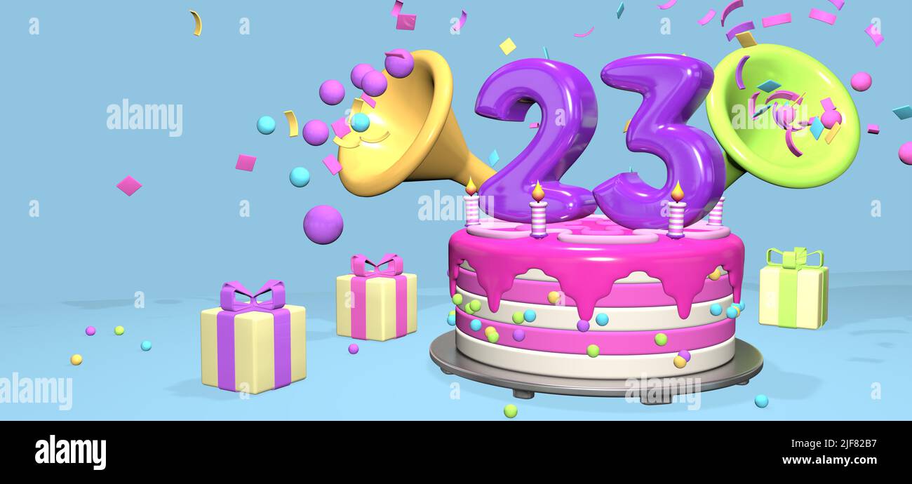 Colorful birthday cake letters hi-res stock photography and images - Page 4  - Alamy
