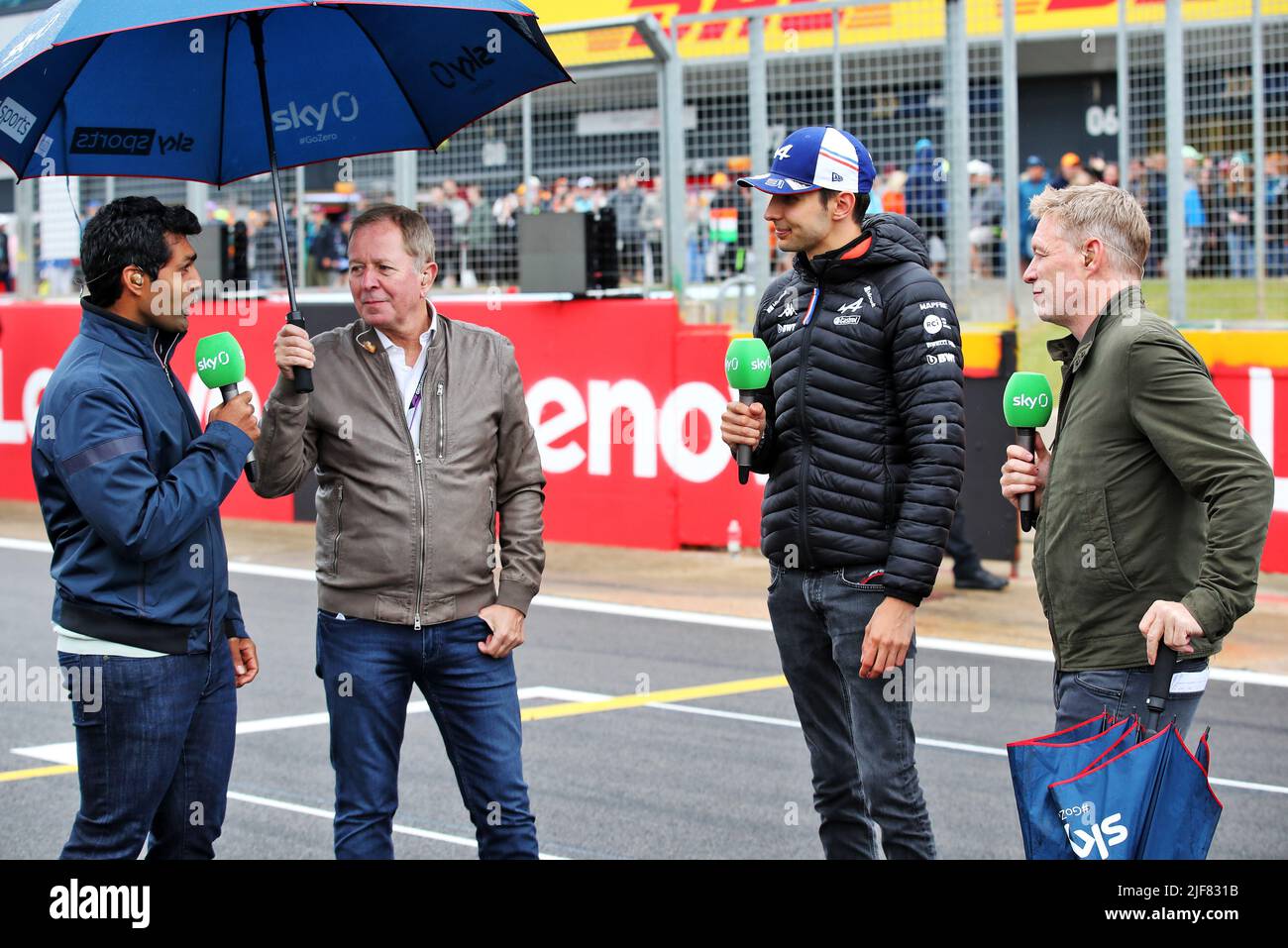Sky sports f1 tv presenter martin brundle hi-res stock photography and images