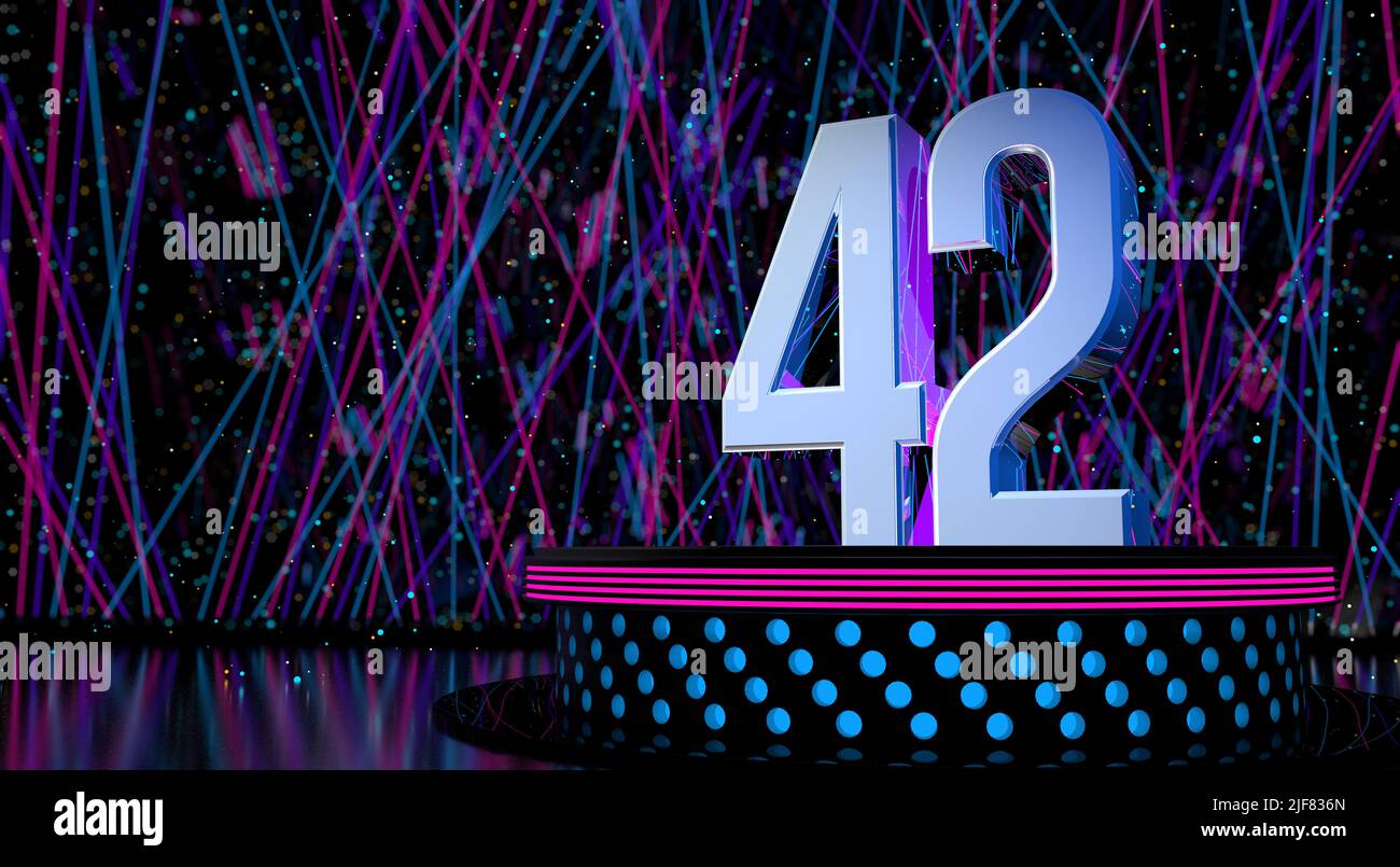 Number 42 hi-res stock photography and images - Alamy