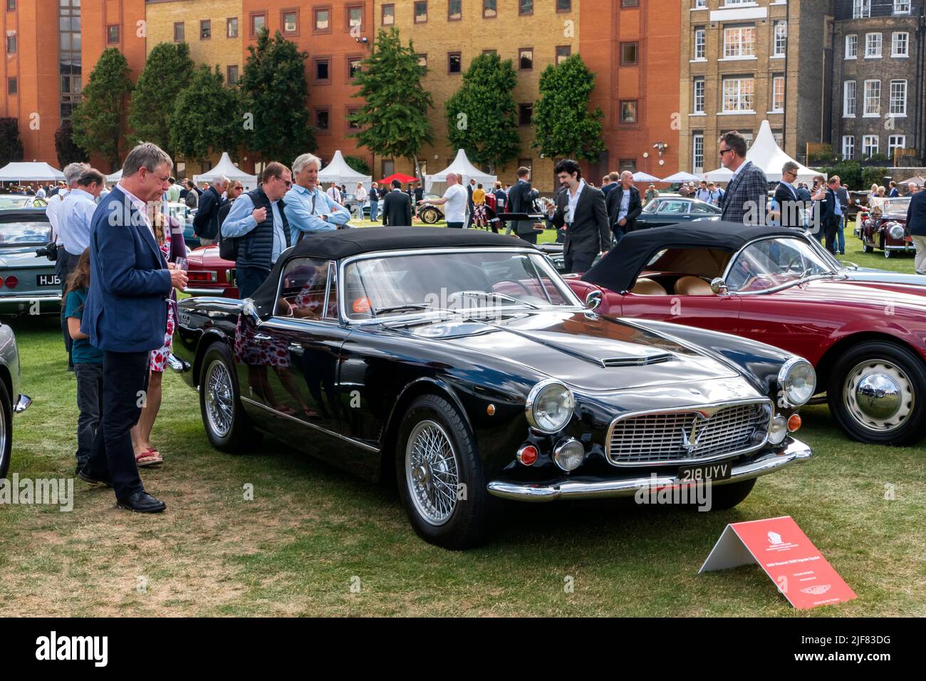 1960 Maserati 3500 Vignale Spider at the London Concours at the Honourable Artillery Company 2022 Stock Photo