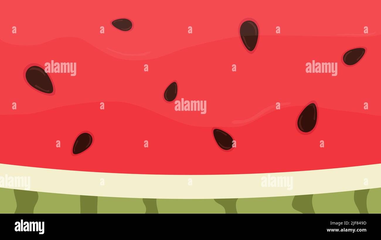 Background wallpaper watermelon with bright seeds Stock Vector