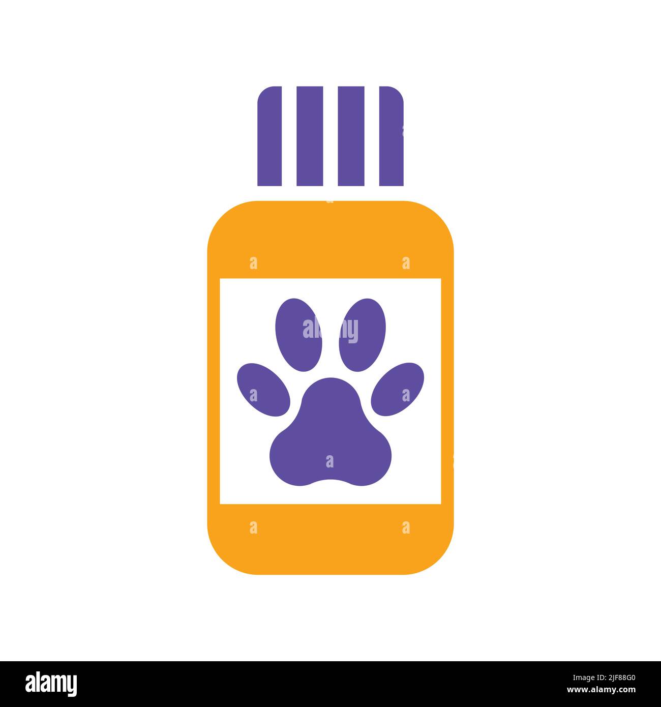Pet shampoo vector icon. Pet animal sign. Graph symbol for pet and veterinary web site and apps