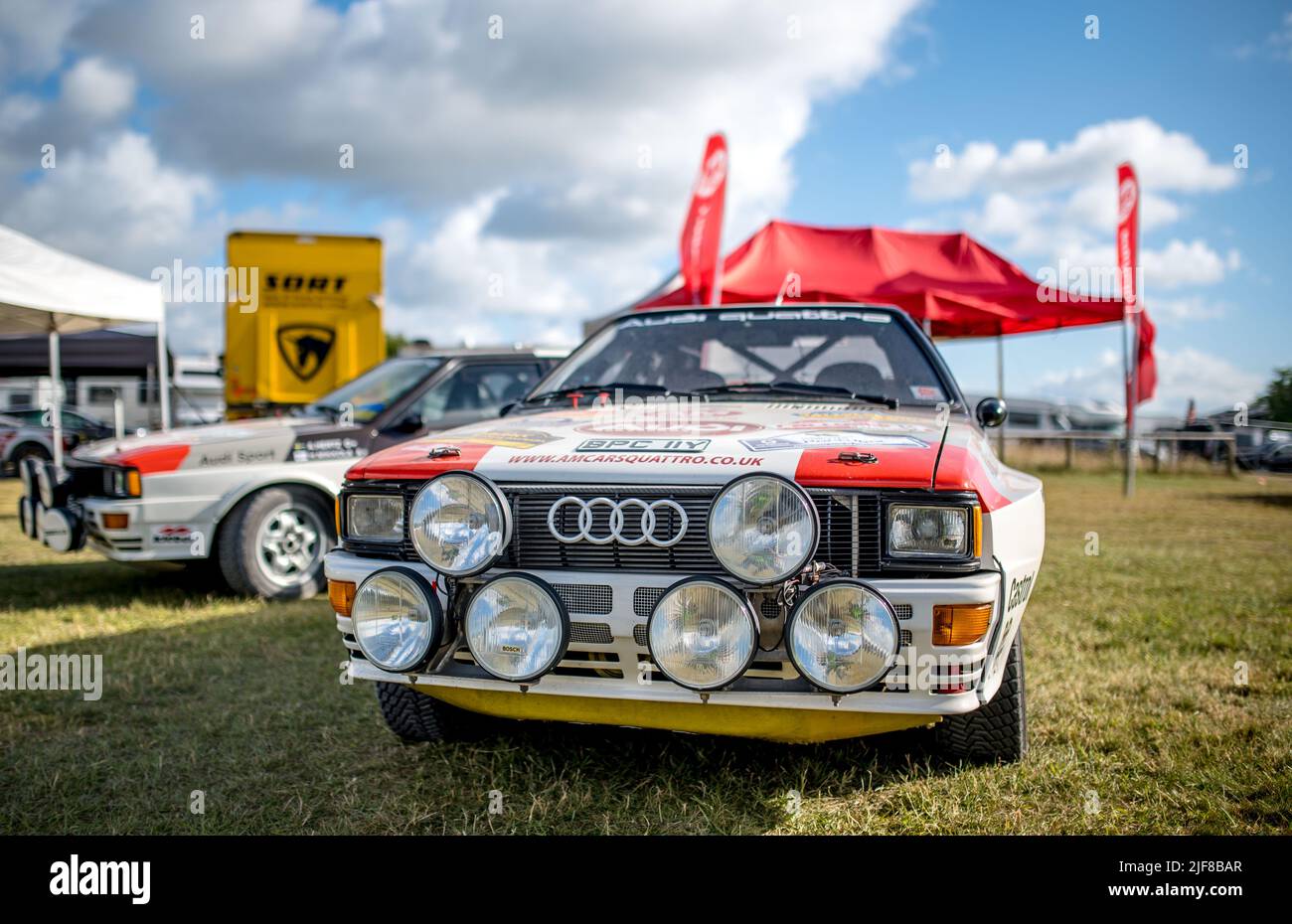 Goodwood, UK. 26th June, 2022. 1983 Audi Quattro A1 at the Goodwood Festival Of Speed at the Goodwood Circuit, Goodwood, UK on Sunday 26 June 2022. Photo by Phil Hutchinson. Editorial use only, license required for commercial use. No use in betting, games or a single club/league/player publications. Credit: UK Sports Pics Ltd/Alamy Live News Stock Photo