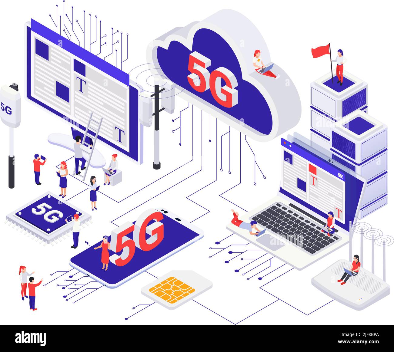 Mobile phone provider antenna Stock Vector Images - Alamy