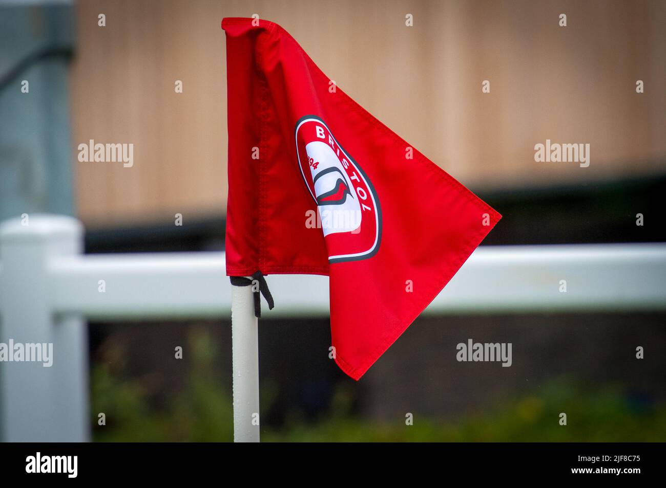 Bristol, England 15 August 2021. Bristol City Corner Flag at The Robins