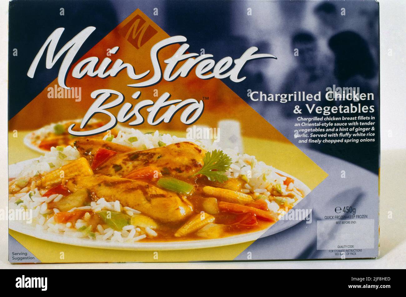 Main Street Bistro Chargrilled Chicken and Vegetables Convenience Meal Stock Photo