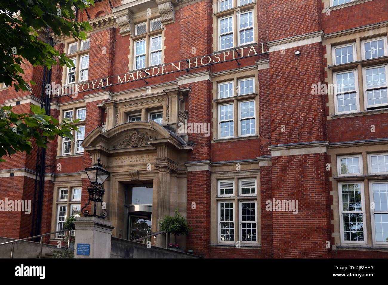 The Royal Marsden Hospital Fulham Road London England Stock Photo