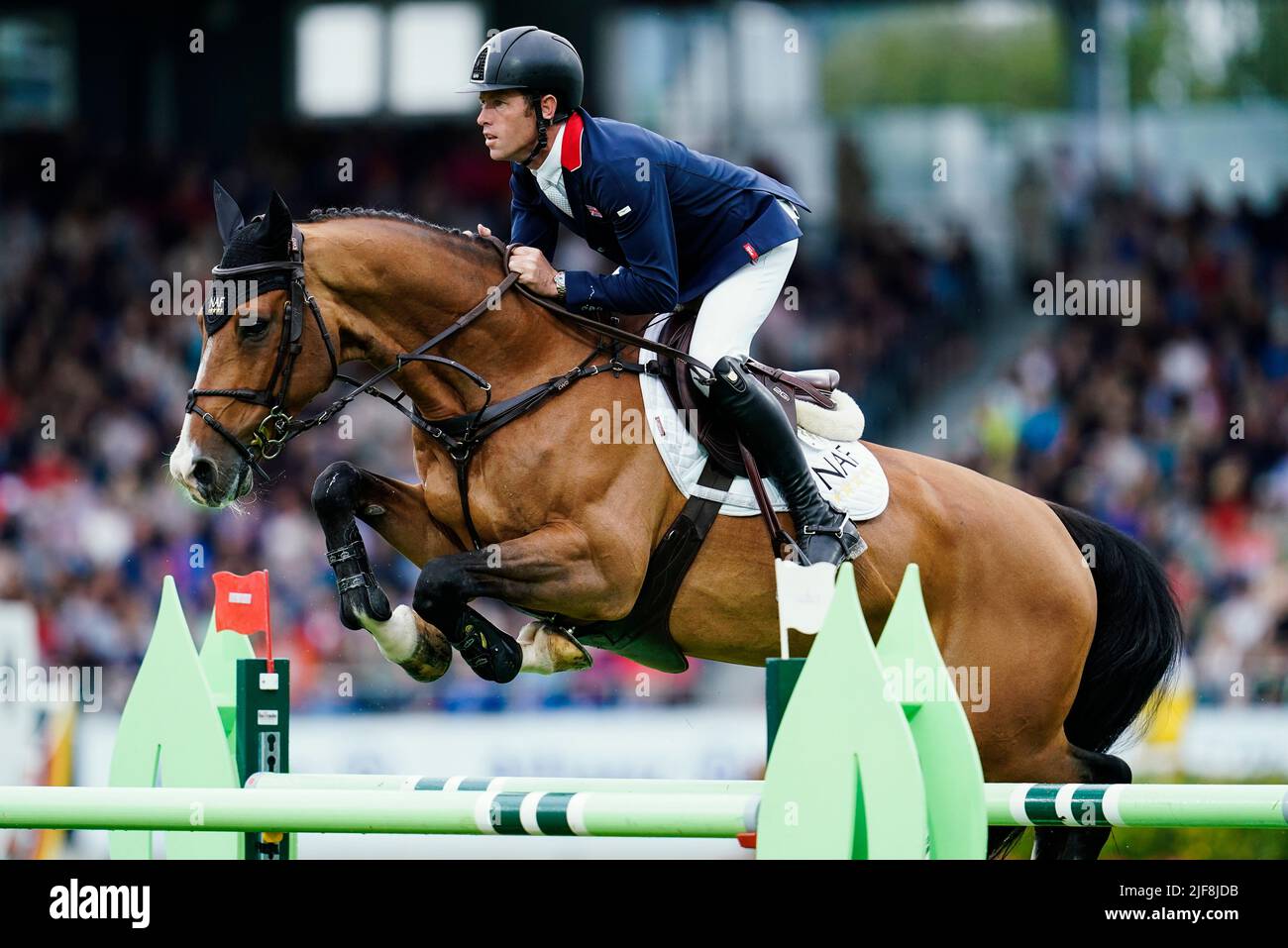 Aachen, Germany. 30th June, 2022. Equestrian sport, jumping CHIO, Nations Cup