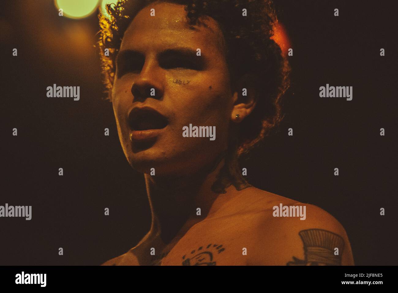 30/06/2022 - British rapper SLOWTHAI performing live at Circolo ...
