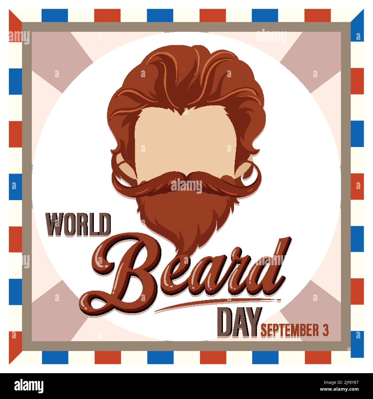 World beard day banner design illustration Stock Vector Image & Art Alamy