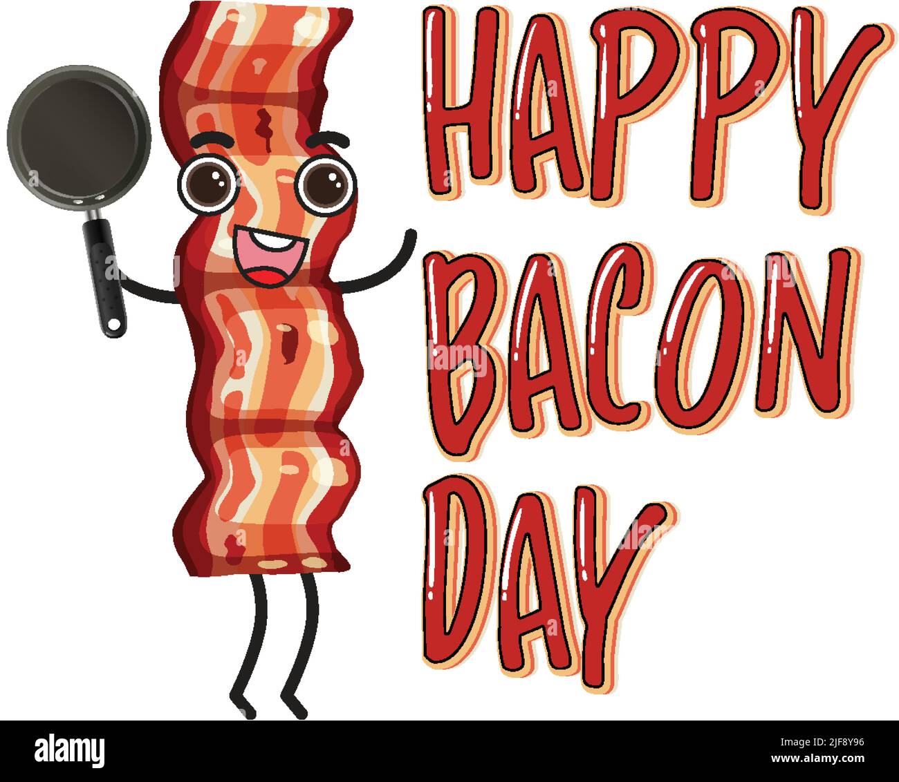 International Bacon Day Poster Template Illustration Stock Vector Image And Art Alamy