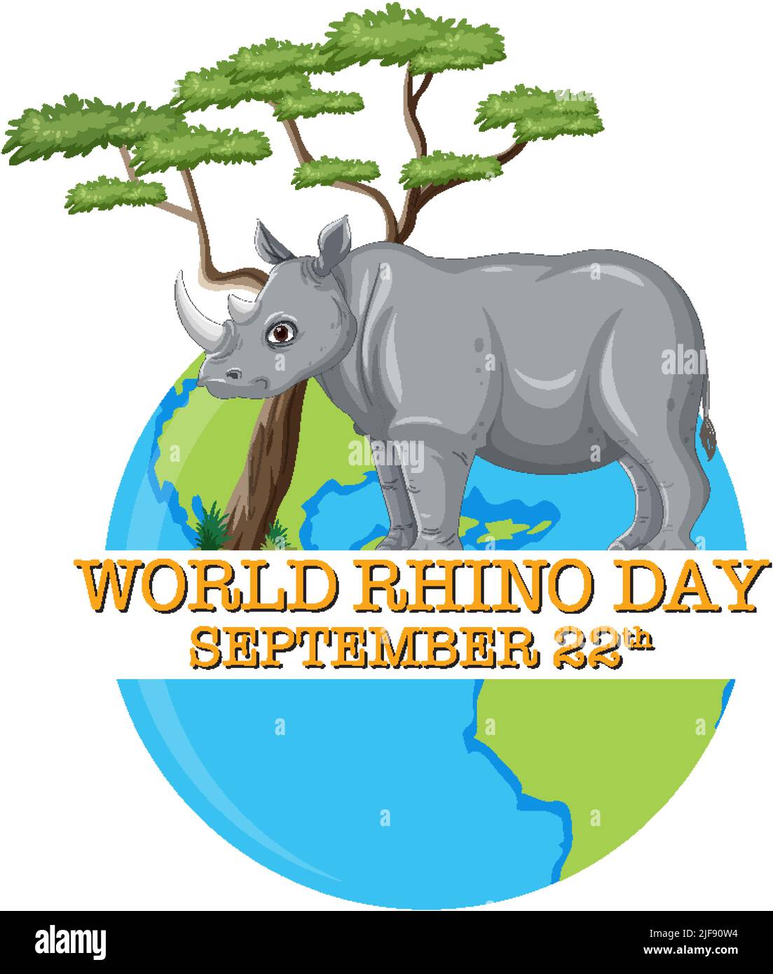 World rhino day poster hi-res stock photography and images - Alamy