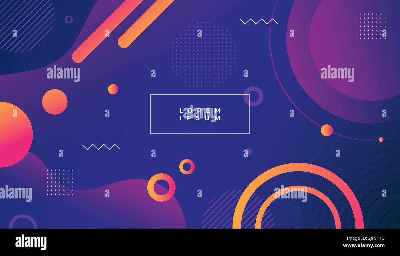 Abstract background and colorful shapes. Eps10 vector Stock Vector
