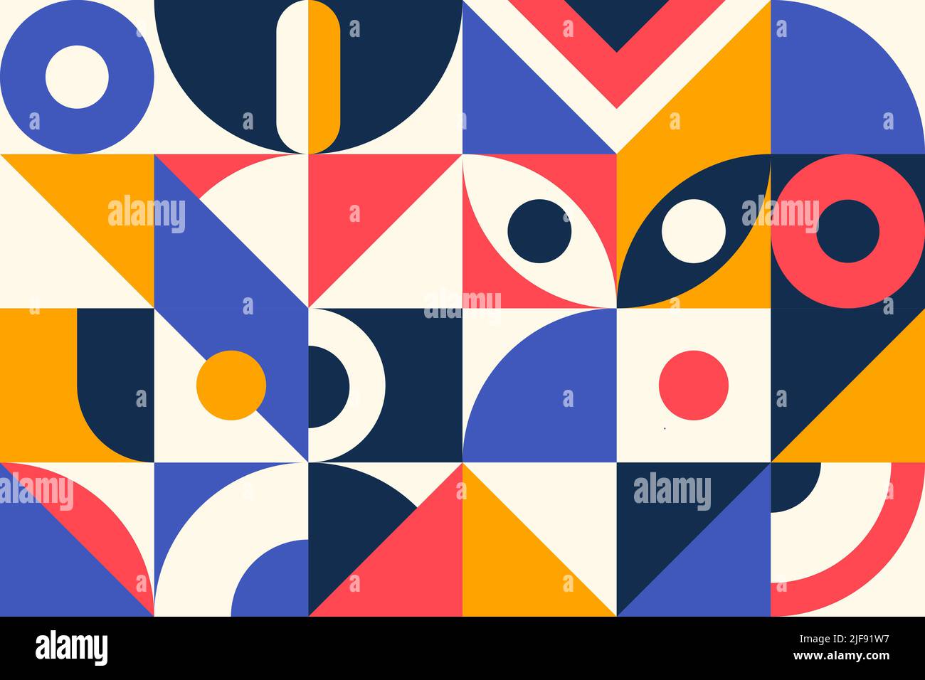 Abstract background. Colorful geometric mural wallpaper. Eps10 vector Stock Vector