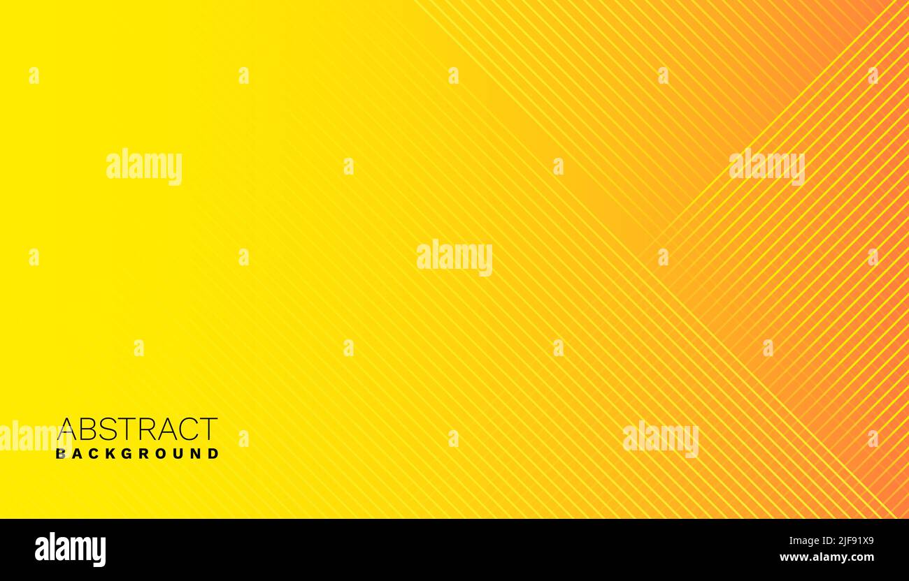 Yellow background with diagonal lines design. Eps10 vector Stock Vector