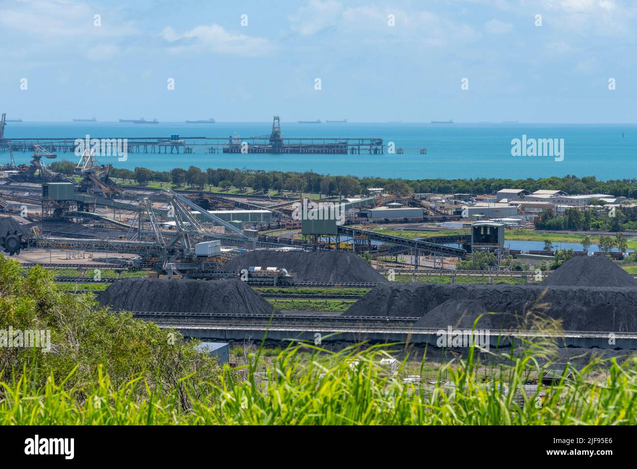 Two coal terminals at the port, Hay Point Coal Terminal (HPCT) and