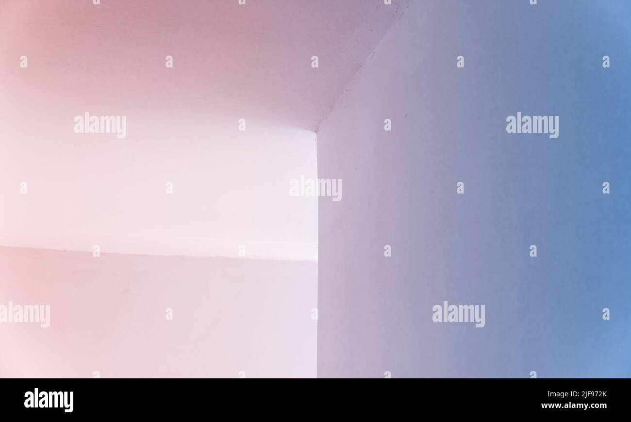 Abstract architecture background, interior design with bright colorful ...