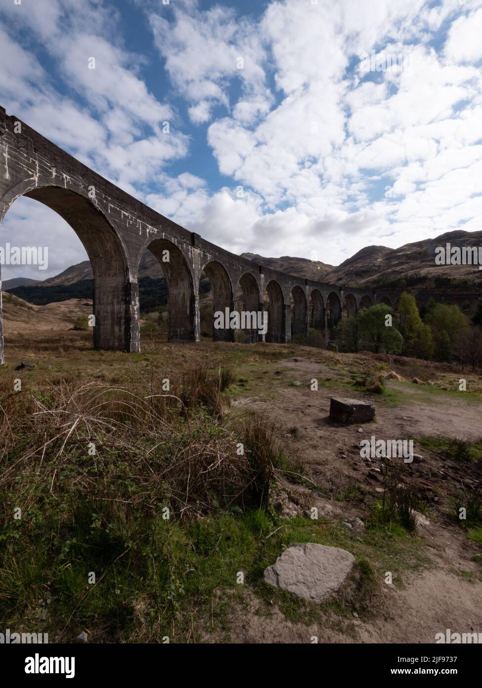 Glenfinnan Viaduct Stock Photo