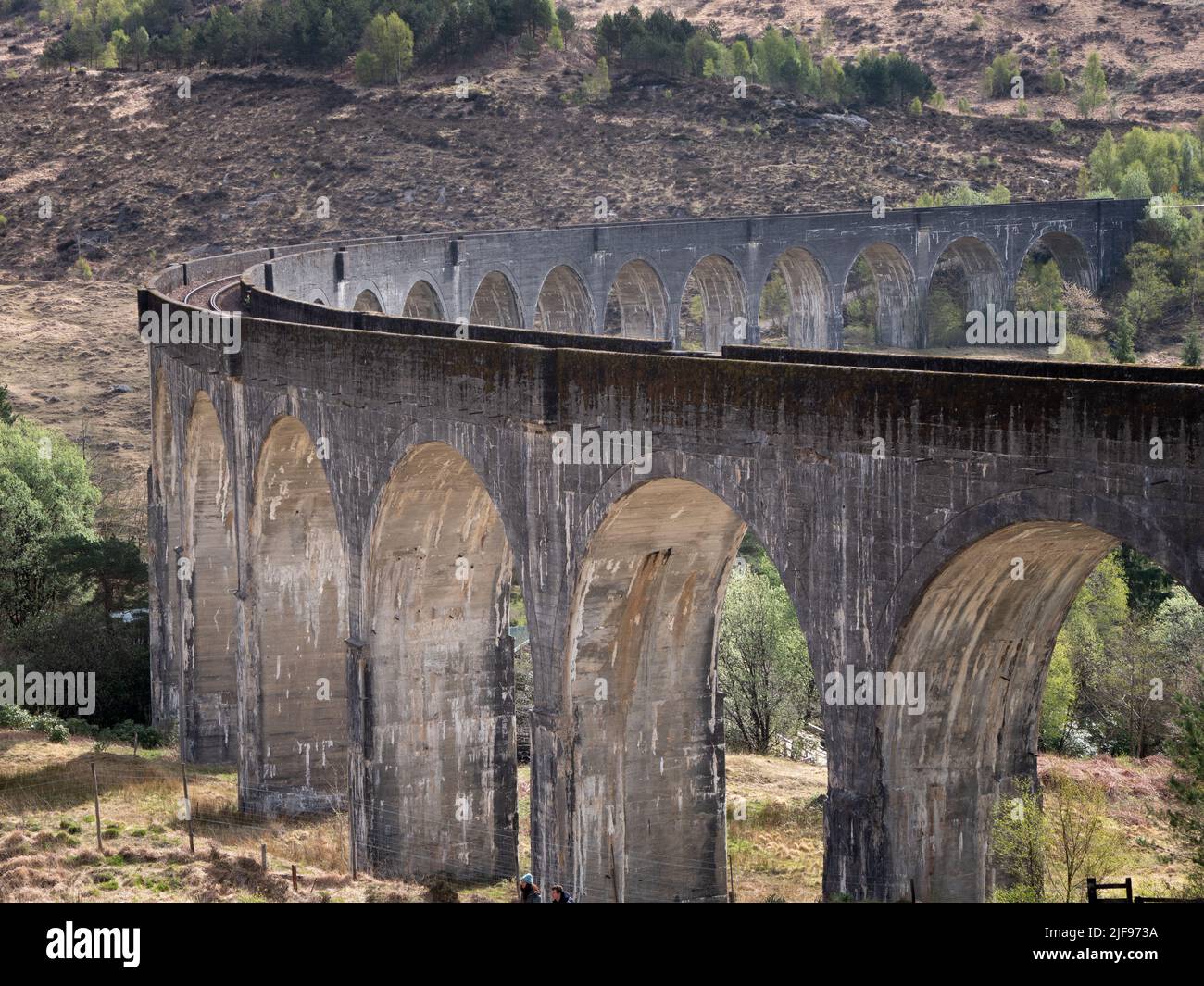 Glenfinnan Viaduct Stock Photo