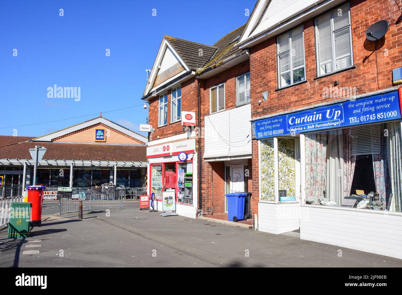Prestatyn, UK. Jun 22, 2022. Meliden Road has a mixture of residential