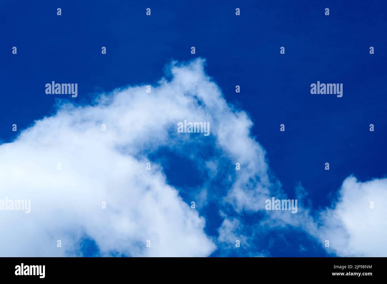 Cumulus white clouds floating on blue sky in beautiful morning Stock ...