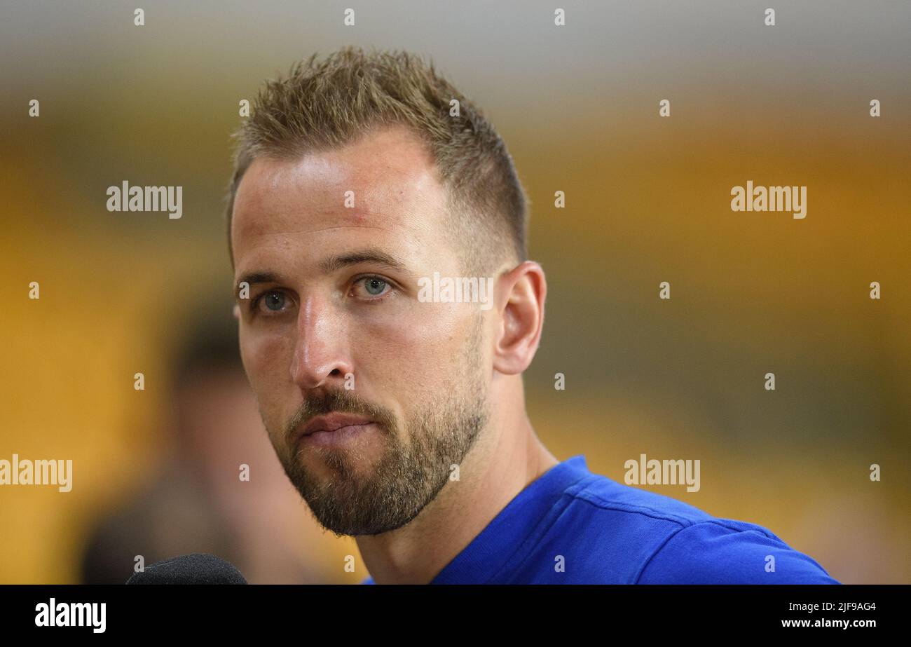 England's Harry Kane after the 0-4 defeat to Hungary in the UEFA Nations League. Stock Photo