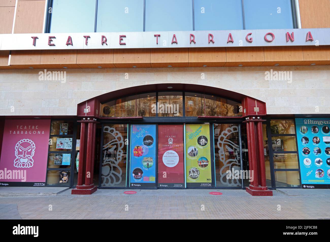 Teatre Tarragona facade Stock Photo
