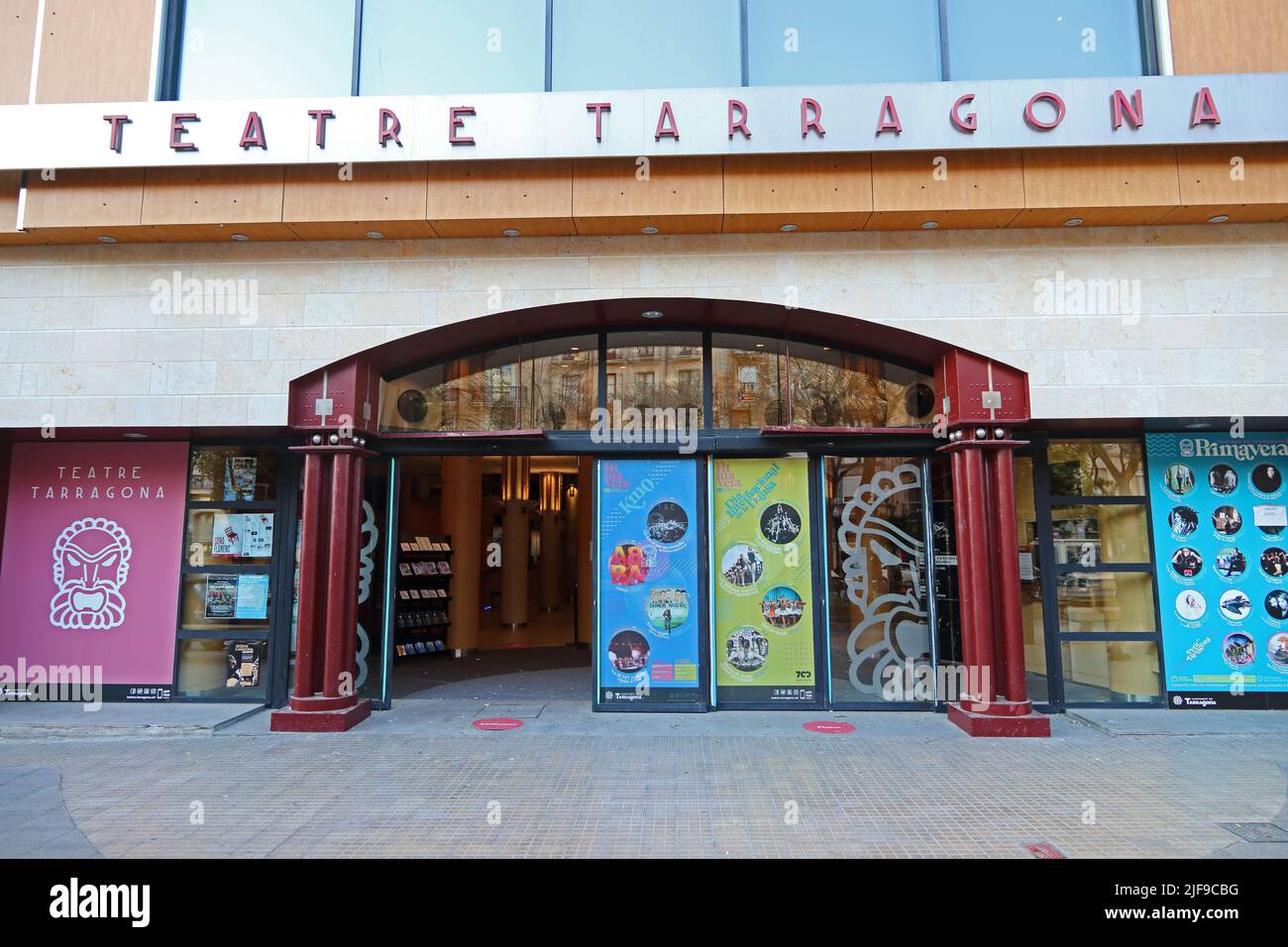 Teatre Tarragona facade Stock Photo