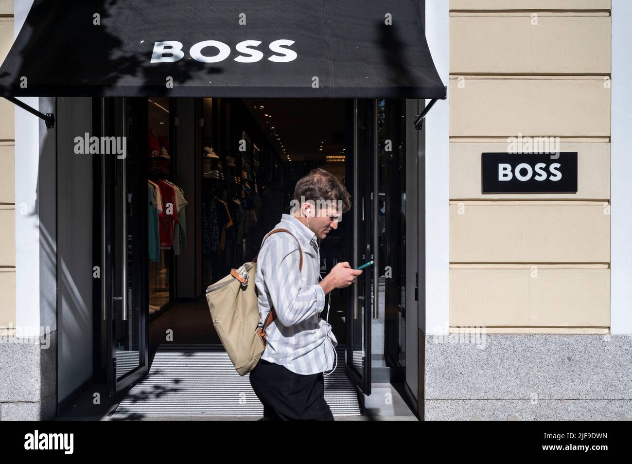 Hugo boss logo hi-res stock photography and images - Page 3 - Alamy