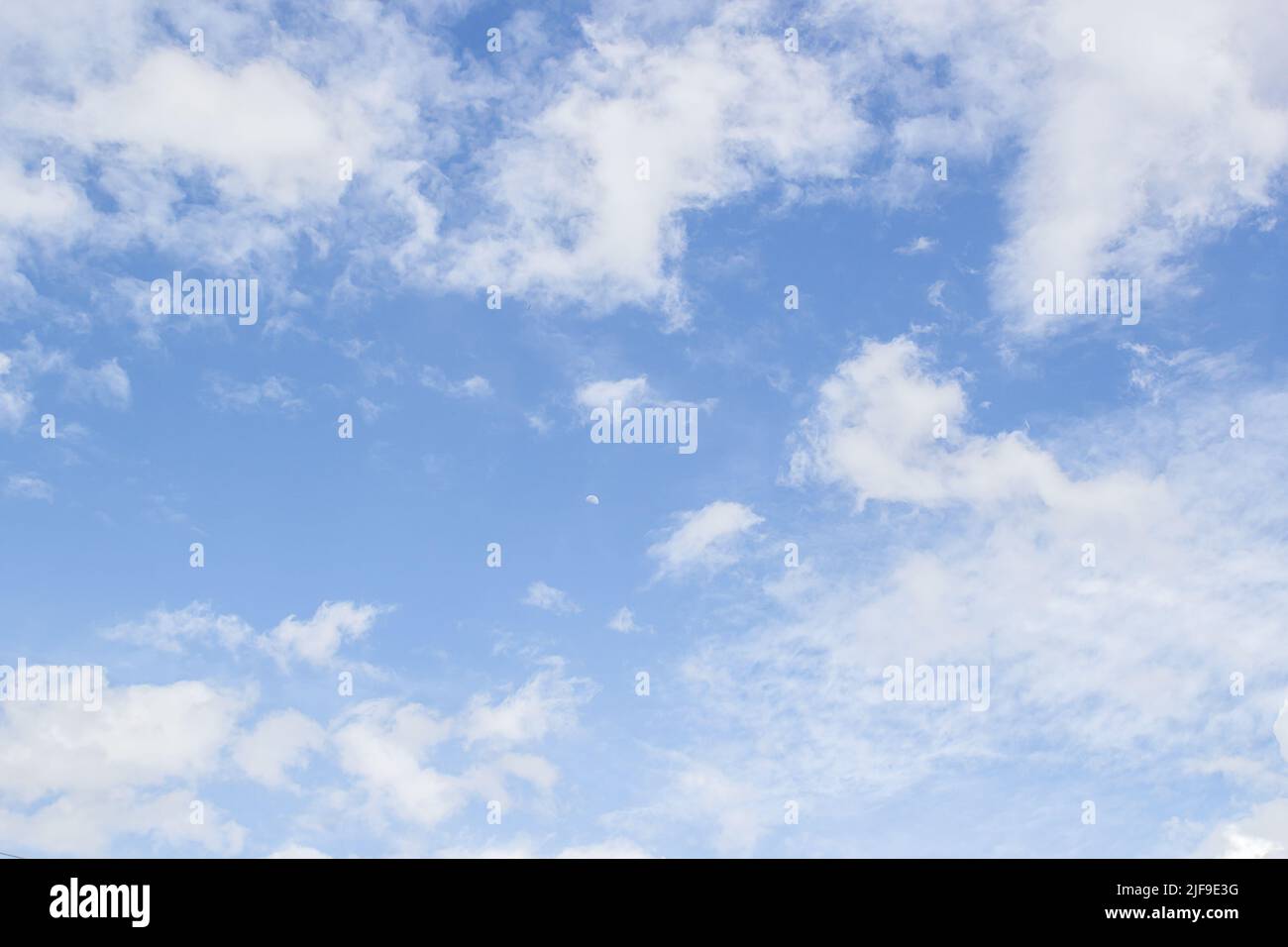 Beautiful white clouds with blue sky background Stock Photo - Alamy