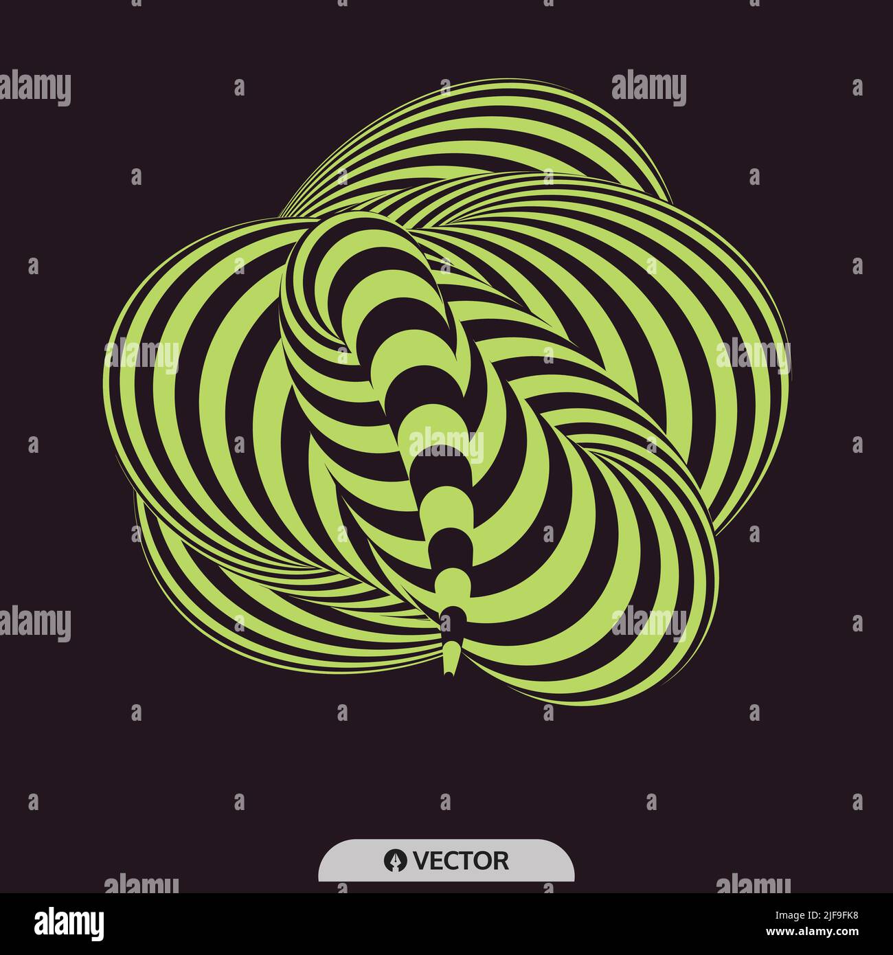 Abstract 3D geometrical background. Pattern with optical illusion ...
