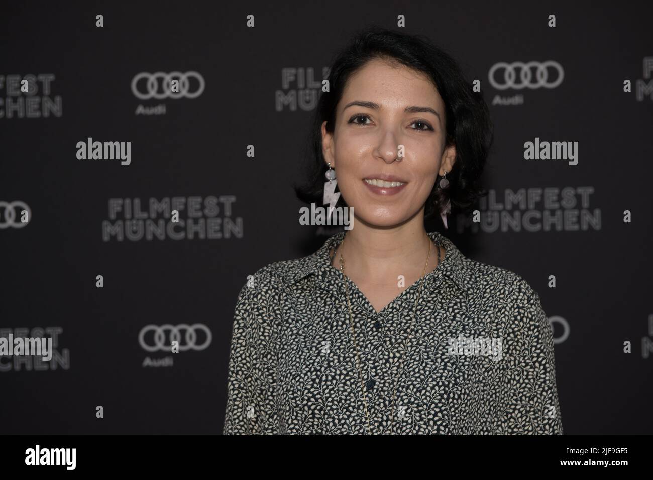 Director Anita Rocha da Silveira Seen before the screen of her Film MEDUSA during 39. Filmfest München im City Kino am 25.6.2022 Stock Photo